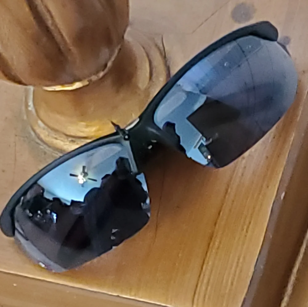 Foster Grant Iron Man men's active plastic frame sporty sunglasses black, red